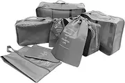 Healeved Luggage Packing Cubes Set Travel Organizers Bag for Suitcases Compression Storage Cubes
