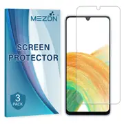 [3 Pack] Samsung Galaxy A33 5G Ultra Clear Screen Protector Film by MEZON – Case Friendly, Shock Absorption (Galaxy A33 5G, Clear) – FREE EXPRESS