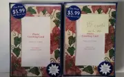 Christmas cards, new for 4X6 photo, 2 unopened packages, 15 cards each
