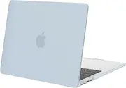 MOSISO Compatible with MacBook Air 13 inch Case 2025 2024 2023 2022 Release M4 A3240 M3 A3113 M2 A2681, Protective Plastic Hard Shell Cover Compatible with MacBook Air 13.6 inch Case, Baby Blue