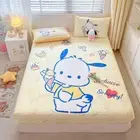 Sanrio Pochacco Kids Bed Decor Set Fitted Sheet Single/Double/Queen/King Size