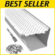 Premium Aluminum Gutter Guard System 5" x 32' – Stops Gutter Cleaning Forever