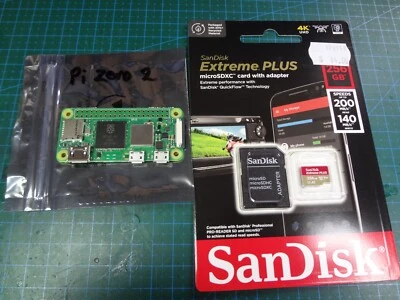 PiSCSI preinstalled - Sandisk Extreme PLUS 256GB microSDXC SD card - Pi Zero W 2