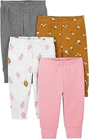 [Simple Joys by Carter's] Baby Girls' 4-Pack Pant