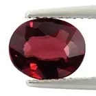 Nice 1.75ct Oval Cut Intense Red Color Natural Rhodolite Garnet mined at Africa