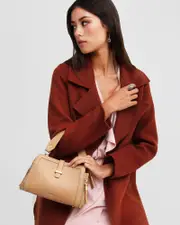 [Belle & Bloom] Ex-Boyfriend Wool Blend Oversized Jacket - Caramel