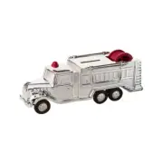 Whitehill Baby - Silverplated Fire Engine Money Box