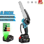 8-Inch Brushless Electric Chain Saw Cordless Chainsaw Garden Pruning Portable