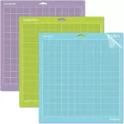 Cutting Mat for Cricut Explore One/Air/Air 2/Maker 12x12 inch 3 Pack mix