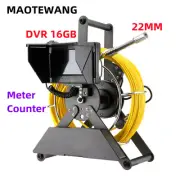 4.3” 22MM Drain Industrial Endoscope30M DVR Counter Sewer Pipe Inspection Camera