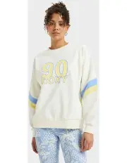 [Roxy] Essential Energy Crew Neck Jumper in Egret