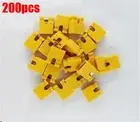 200Pcs Yellow 2.54MM Jumper Cap Mini Jumper Short Circuit Cap Connection New ih