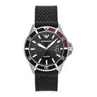 ARMANI MENS CHRONO DIVER WATCH AR11341 - CERTIFICATE -WARRANTY - RRP 259.00