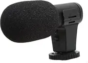 RASTKY MIC 06 Microphone, 3.5mm Mini Microphone for Live Conference Video Vlog, Plug and Play Noise Reduction, Compact Durable Structure, Windproof Sponge, Compatible with Camera, with