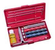 Lansky Universal 4-Stone System Knife Clamp Four Sharpening Hones LKUNV