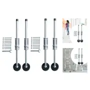 2Pcs Ladder Levelers with Rubber Feet Tools Stable Platforms Home Adjustable