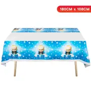 Boss Baby Theme Plastic Tablecloth Table Cover 180cm x 108cm - Kids Birthday Party Tableware