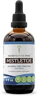 Mistletoe Tincture Alcohol-Free Liquid Extract, Organic Mistletoe (Viscum Album) Dried Herb (4 FL OZ)