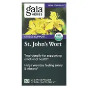 Gaia Herbs, St. John's Wort, 60 Vegan Capsules