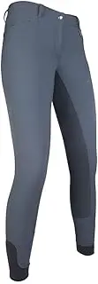 [HKM] Unisex Trousers Riding Limoni Pam Horse 3/4 Alos Trim