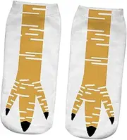 [Perfeclan] Chicken Legs Socks Soft Animal Socks for Street Travel Gift Festival Accessories