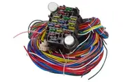 Proflow Wiring Harness 21-Circuit Dash Ignition Front Fuse Block Spade Fuse Extra Long Harness Universal Kit PFEWH21