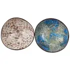 1/2Pcs Coconut Shell Shell Bowls Round Handcrafted Decoration Coconut Bowl Home
