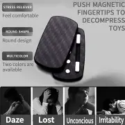Magnetic Push Slider Adult EDC Fidget Autism Sensory Anti Stress Relief Toy
