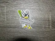 Farfetch'd Pokemon Character Embroidered Iron On Patch 2" x 2.5"