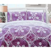 225TC Kasbah Mandala Cotton Rich Easy Care Quilt Cover Set (Queen, King)