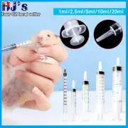 Up to 50pcs Non-medical 1ml 2.5ml 5ml 10ml 20ml Disposable Syringe Tube Funnel