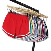 Piped Sweat Shorts White & Emerald - XXL