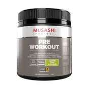 Musashi Pre Workout Lemon Lime 225g