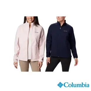 【Columbia 哥倫比亞 官方旗艦】女款-Kruser Ridge™立領軟殼外套-深藍(UWL01230NY/HF)