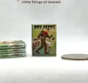 BOY SCOUTS HANDBOOK 1:12 Scale Miniature Readable Illustrated Book Boyscouts