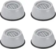 SHARABANI 4 Pcs Front and top Loading Washing Machine Stands, Refrigerator Stand, Furniture Base Stand, Fridge Stands for Single Door and Double Door (Grey)