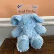 BEAD BUDDIES BLUE ELEPHANT AROMATHERAPY MICROWAVABLE & FREEZABLE HOT & COLD