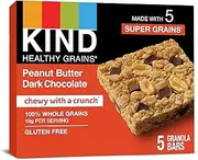 KIND Healthy Grains Bars, Peanut Butter Dark Chocolate, Gluten Free, 1.2 Ounce (40 Count)