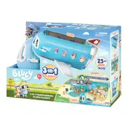 Bluey S11 3-In-1 Transforming Airplane w/ Figures Playset Kids/Children Toy 3y+