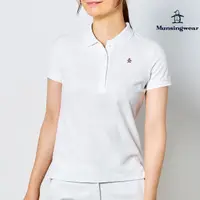 在飛比找momo購物網優惠-【Munsingwear】企鵝牌 女款白色POLO衫 日本製