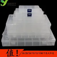 在飛比找Yahoo!奇摩拍賣優惠-塑膠盒 零件盒 物料盒 電子元件盒 10格/15格/24格2