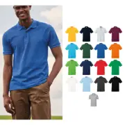 Fruit of The Loom Premium Polo shirt - Smart Cotton 3 button top