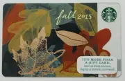 Starbucks Card US 2015 Fall Leaves MS 6111