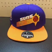 Mitchell & Ness Phoenix Suns Cap Hat Fitted 7 3/8 Purple Established Patch