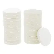 24pcs Scrubber Scouring Pads 450 Grits 3 Inch Drill Power Brush, White
