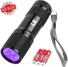 9 LED UV Flashlight 395nm Blacklight Torch Pet Urine Bed Bug Detector AAA
