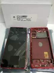 Samsung galaxy S20 FE Red LCD Touch Screen Digitizer Frame G780 OEM NEW S20FE