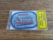 Bendigo VIC Australia Vintage Woven Badge Iron Patch Tramways NEW