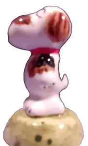 ++=DOG K*772 --93BW1 Ceramic Beagle Who #1 Pie Vent