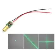 5pcs 6x12mm Green Laser Module w/Adjustable Focal 520nm 10mw Diode Laser Head